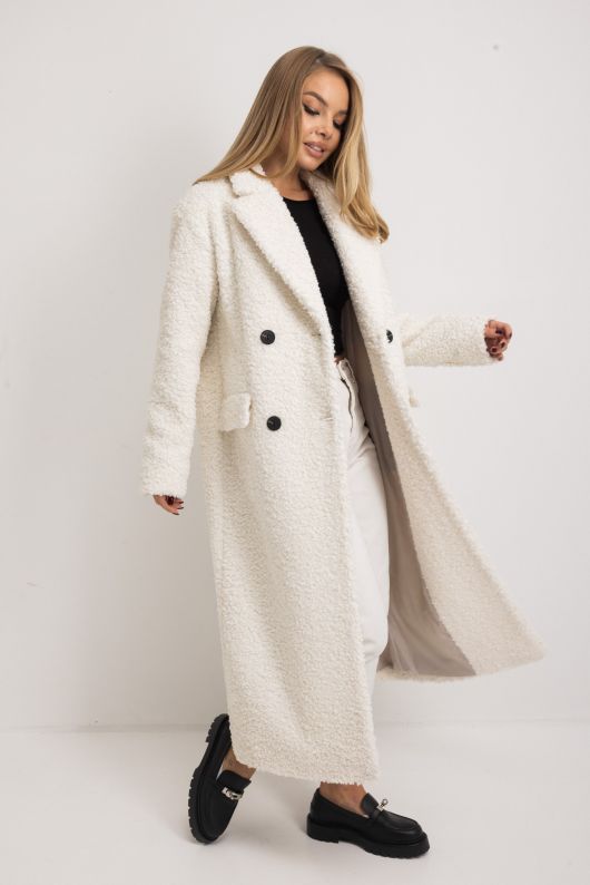 Пальто Тедди, белый