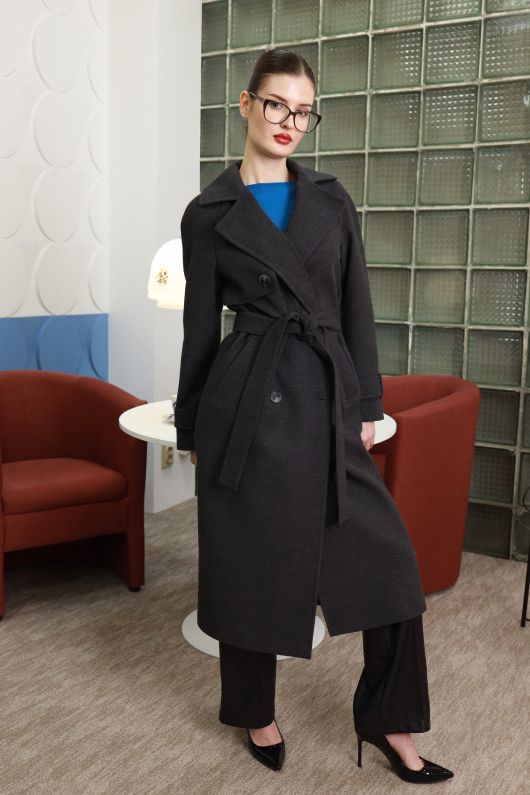 Пальто из шерсти №596