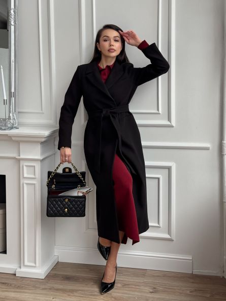 Пальто из шерсти №714