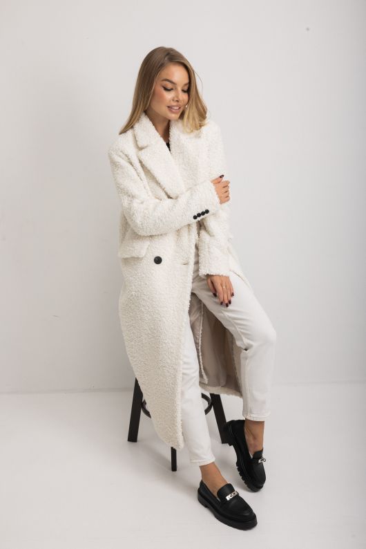 Пальто Тедди, белый